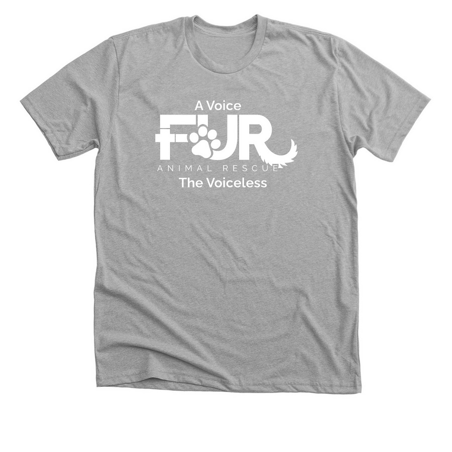More Shirts FUR Paws, a Athletic Heather Premium Unisex Tee