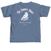 I Heart Indie Bookstores, a Blue Jean Comfort Colors Unisex Tee (back-view)
