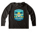 Endless Pawsibilities UV Performance Hoodie, a Black UV Performance Long Sleeve Hoodie (back-view)
