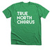 TNC - White Stacked Logo Shirt, a Heather Kelly Premium Unisex Tee
