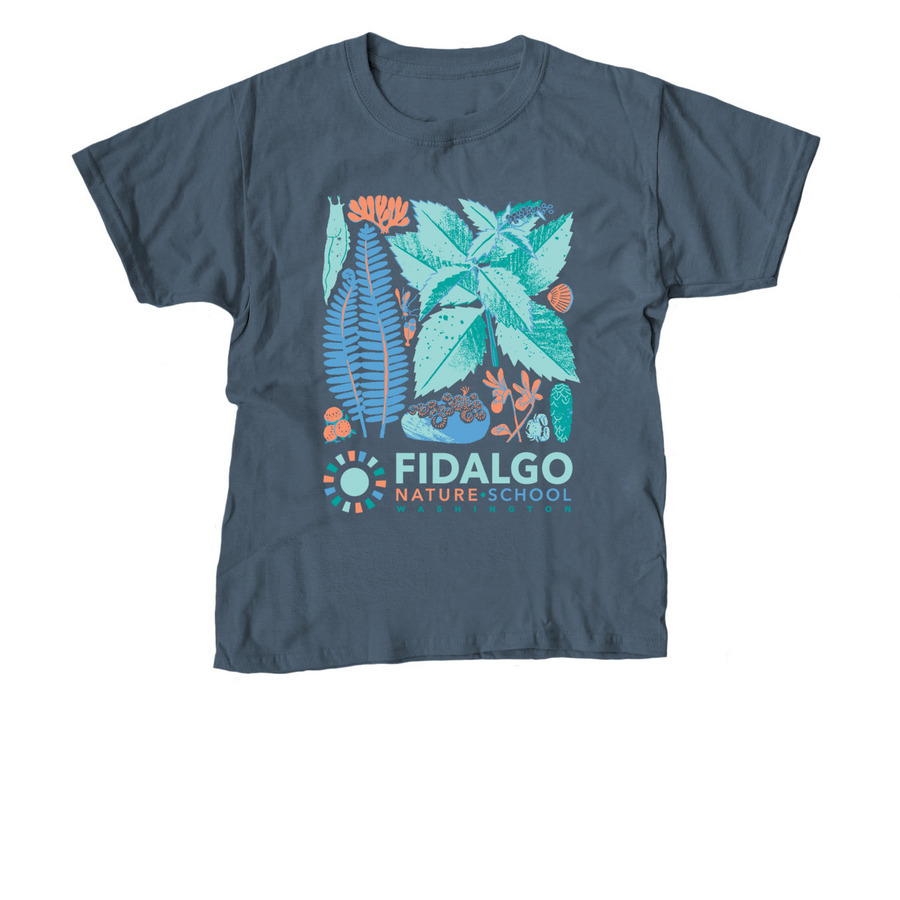 Fidalgo Nature School Merch, a Indigo Youth Unisex Tee