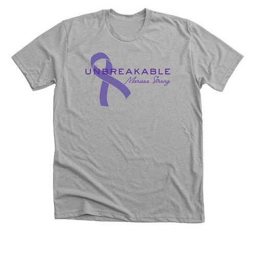 Unbreakable: Marissa Strong, a Athletic Heather Premium Unisex Tee
