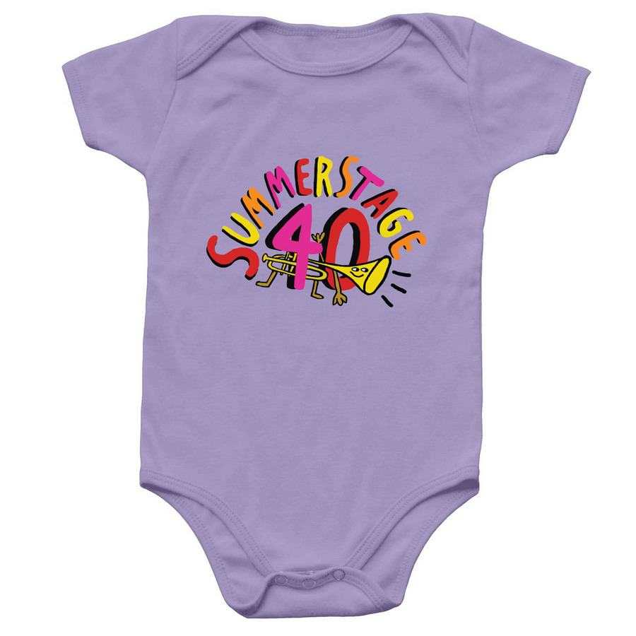 SummerStage Onesie, a Lavender Infant Onesie