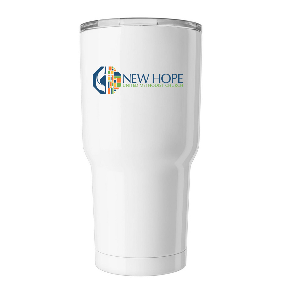 New Hope Tumbler, a White Insulated Tumbler