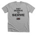 They Deserve To Serve: Support Trans Troops, a Athletic Heather Premium Unisex Tee
