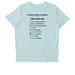 "Resilient" Shirts Group 1, a Caribbean Blue Stanley/Stella Unisex Crafter Tee (back-view)