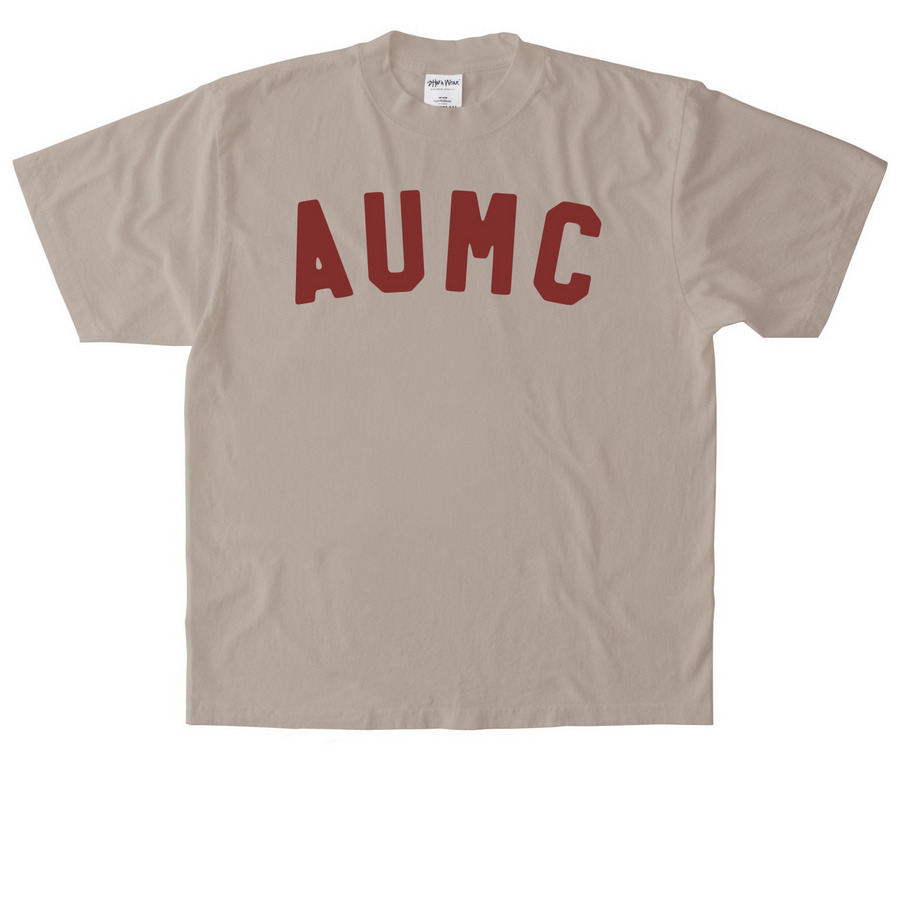 AUMC Basic Tee, a Oatmeal Heavyweight Garment Dye Tee