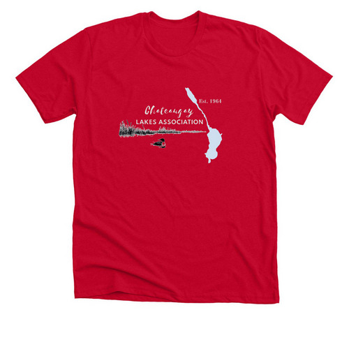 Chateaugay Lakes Apparel Shop, a Solid Red Blend Premium Unisex Tee