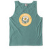 Aid and Abet, a Seafoam Comfort Colors Tank Top