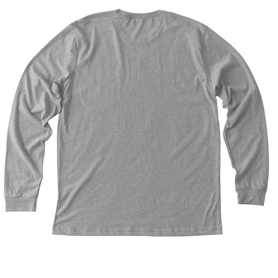 RCA Logo Shirt, a Athletic Heather Premium Long Sleeve Tee (back-view)
