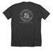 The Literary Cat Co., a Dark Grey Heather Premium Unisex Tee (back-view)