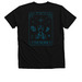 The Nurse - Tarot, a Solid Black Blend Premium V-Neck Tee (back-view)