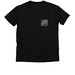 American Flair & Mini Fun, a Solid Black Blend Premium V-Neck Tee