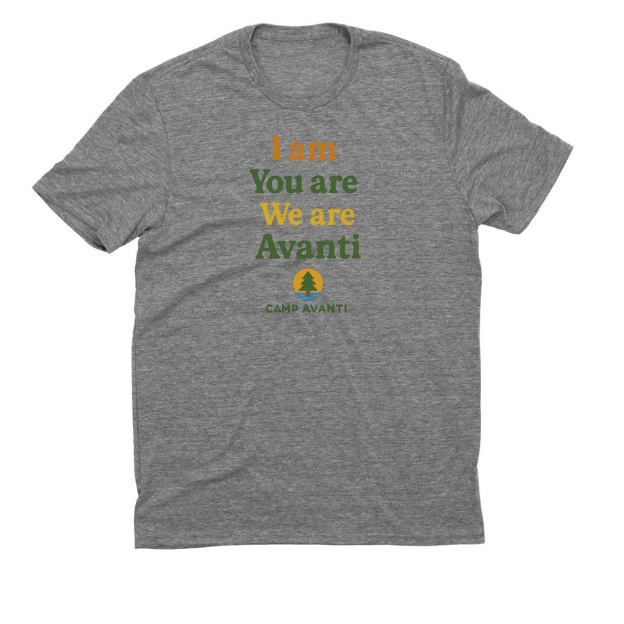 I am. You Are., a Aluminum Grey Allmade Eco Triblend Unisex Tee