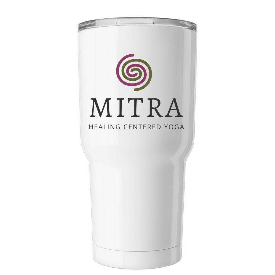 Tumbler, a White Insulated Tumbler