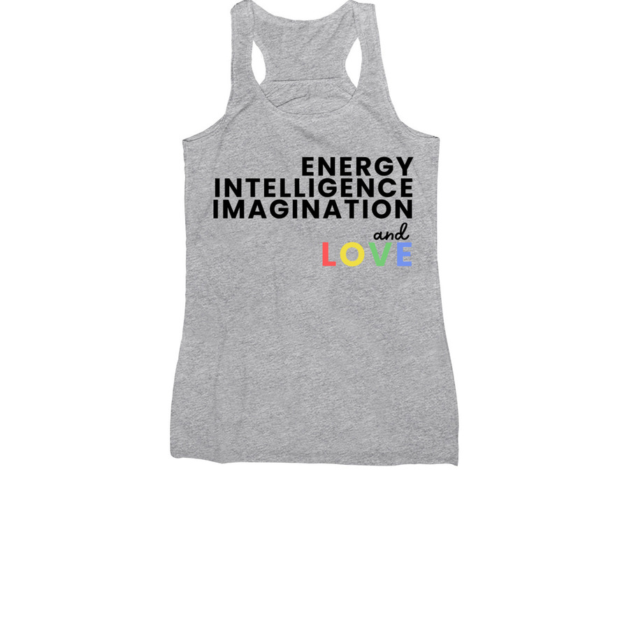 AND Love: Presbyterian Church (USA), a Athletic Heather Women's Racerback