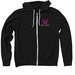Butterfly GAINZ&nbsp;, a Black Zip Up Hoodie