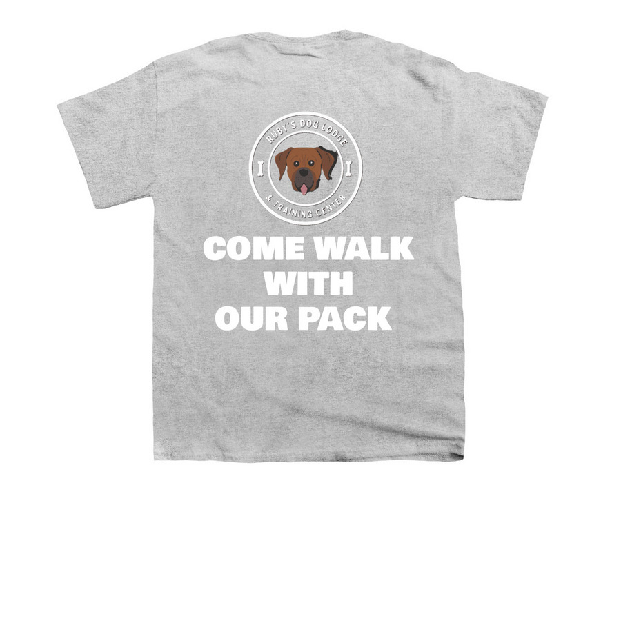 Pack Walking Club&nbsp;, a Sport Grey Youth Unisex Tee (back-view)