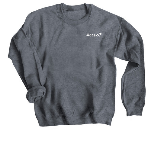 Singing George Shirt&nbsp;, a Dark Heather Crewneck Sweatshirt