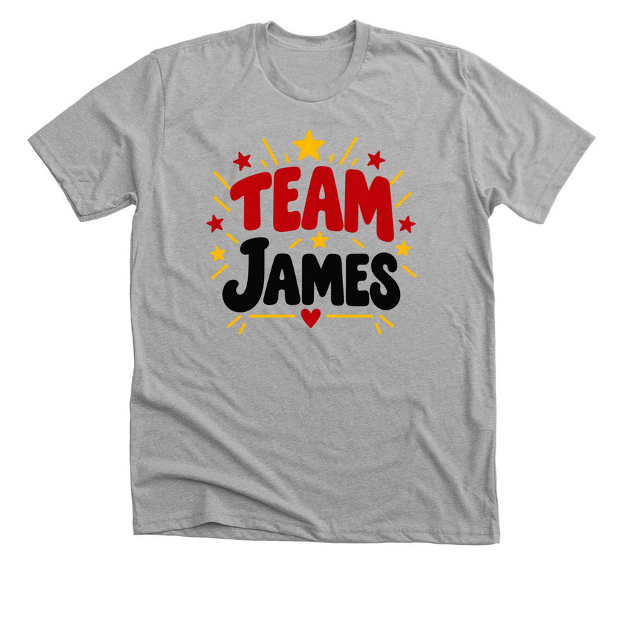 Fight For James Shirt, a Athletic Heather Premium Unisex Tee