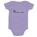 Vaccines Cause Adults Onsie, a Lavender Infant Onesie (back-view)