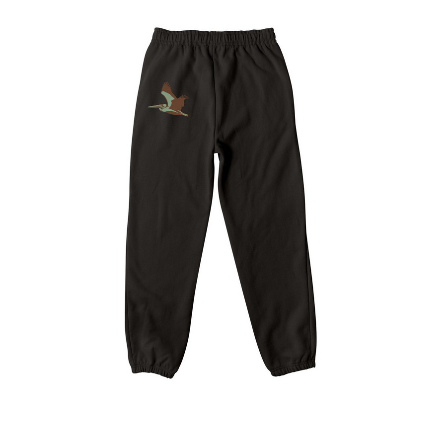 Cocomint Groovy Sweatpants, a Black Premium Heavyweight Jogger (back-view)