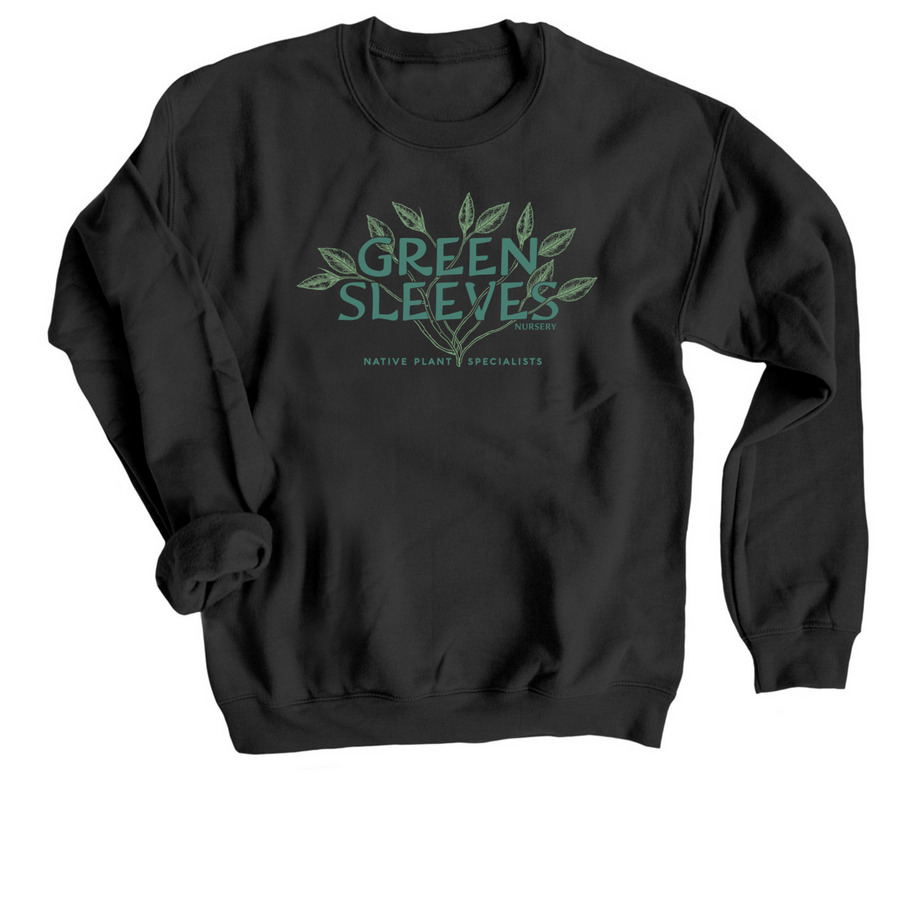 Greensleeves Logo Standard, a Black Crewneck Sweatshirt