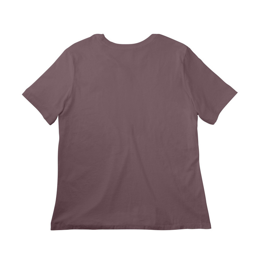 Women's Collection, a Purple Storm Women?s Relaxed Cotton Tee (back-view)