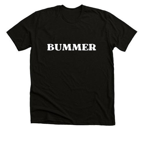 Brenda?s Bummer Shirt (Dark), a Black Heather Premium Unisex Tee