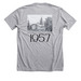 The Original Milk Man, a Athletic Heather Premium Unisex Tee (back-view)
