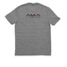 Resting Informatics Face, a Aluminum Grey Allmade Eco Triblend Unisex Tee (back-view)