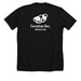 Classic Big Heads, Big Hearts, a Solid Black Blend Premium Unisex Tee (back-view)