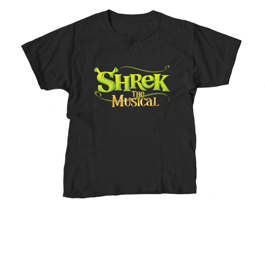 Shrek Merch, a Black Youth Unisex Tee