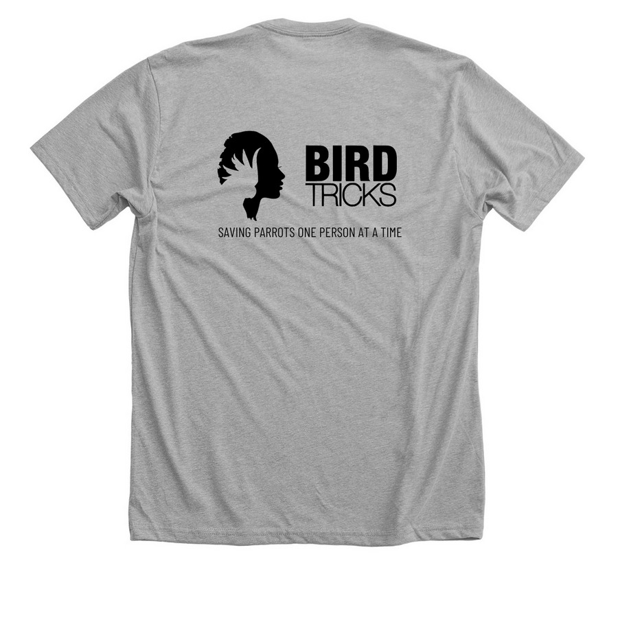 I Choose, a Athletic Heather Premium Unisex Tee (back-view)