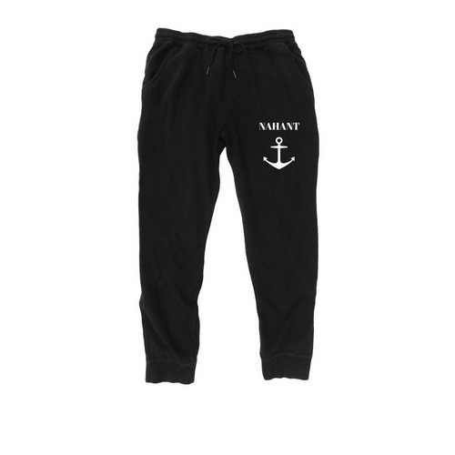 Harbormaster Fundraiser, a Black Midweight Fleece Joggers