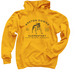 Vintage Bulldog, a Gold Pullover Hoodie
