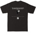 Jesus Saves from..., a Black Tall Classic Unisex Tee (back-view)