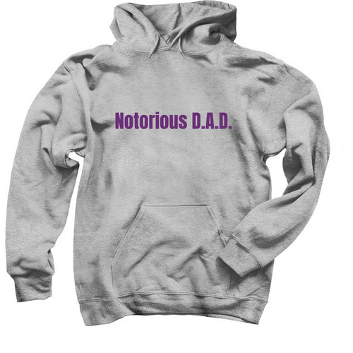 Purple On Light Grey Hoodie, a Sport Grey Pullover Hoodie
