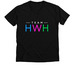 Support TeamHWH, a Solid Black Blend Premium V-Neck Tee