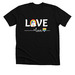 Young at Heart Pride, a Solid Black Blend Premium Unisex Tee