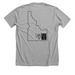 GDO K9 Idaho&nbsp;, a Athletic Heather Premium Unisex Tee (back-view)