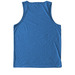 Swansboro West T-Shirts - White Logo on Front, a Azure Blue Allmade Eco Triblend Tank (back-view)