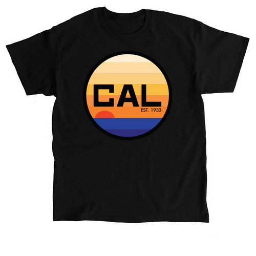 Cal SUNSET, a Black Classic Unisex Tee
