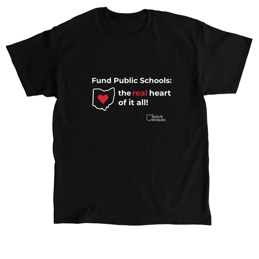 Support Ohio's Schools, a Black Classic Unisex Tee