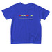 Toddler Tee With Text on Back, a Royal Blue Toddler Tee