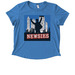 Newsies Shirts, a Azure Blue Allmade Eco Triblend Women?s Scoop Neck Tee