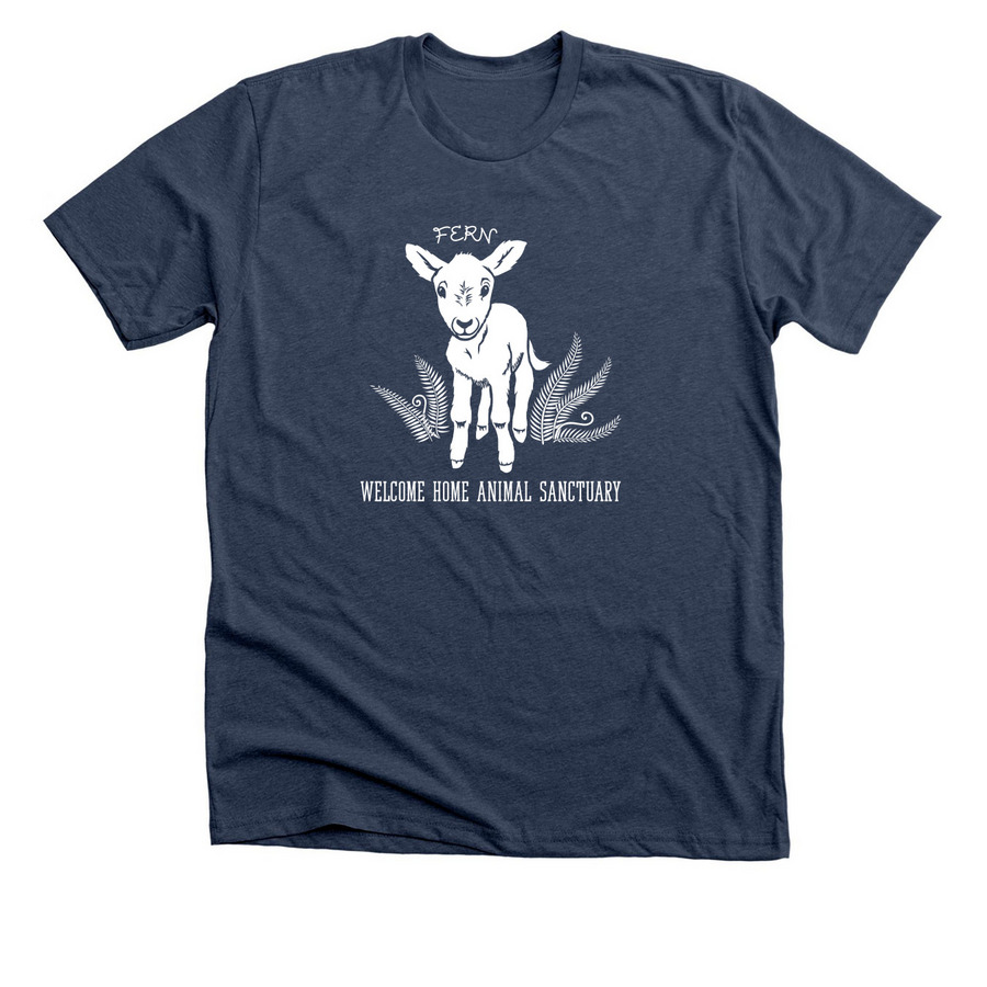 Fern's Fan Club, a Heather Navy Premium Unisex Tee