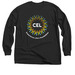 Colorful CEL Logo on Dark Shirts (Unisex), a Black Classic Long Sleeve Tee