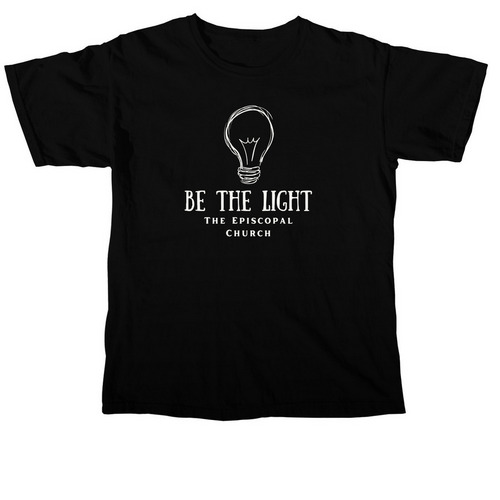 Be the light, a Black Comfort Colors Unisex Tee