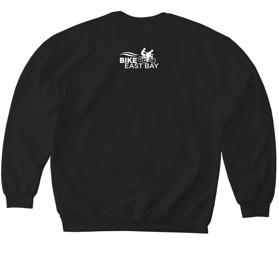 Beautiful Machine, a Black Softstyle Crewneck Sweatshirt (back-view)